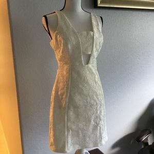 Top Shop  Bonded Lace Body -Con size 8 cream: New